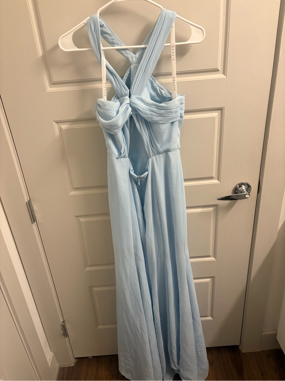 Azazie Light Blue Convertible Bridesmaid / Wedding Dress